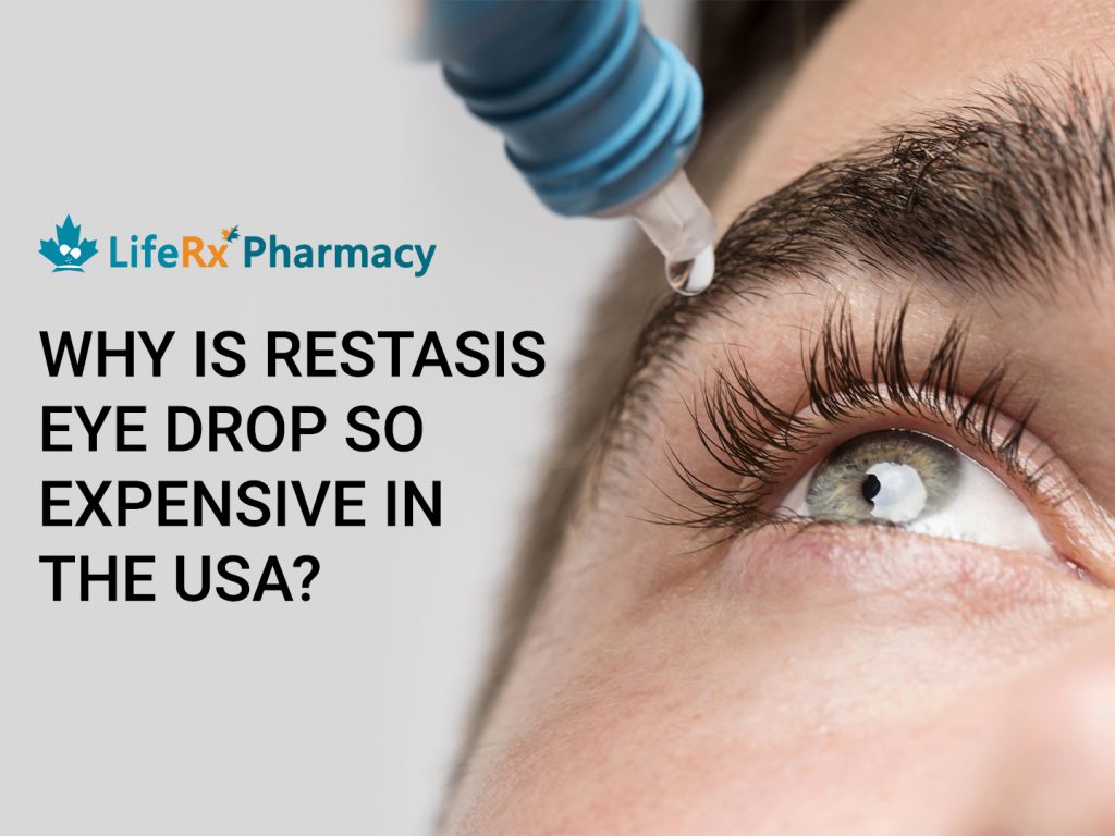 Why is restasis eye drop so expensive in the usa