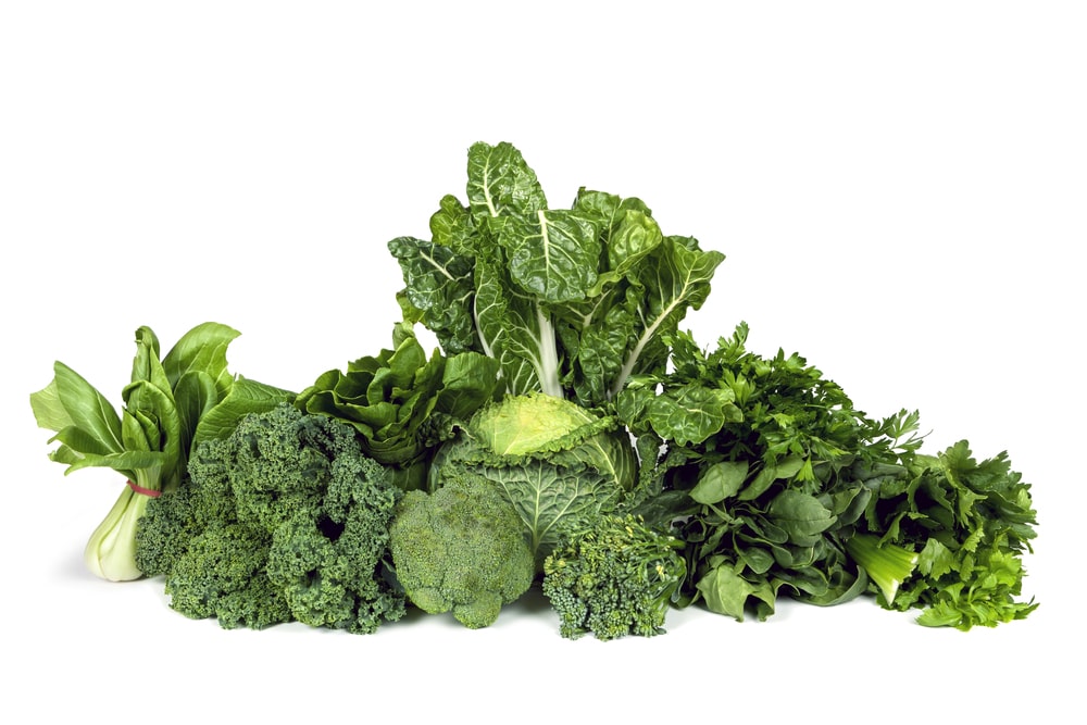 Green leafy vegetables